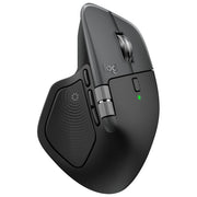 Logitech MX Master 4 for Mac, mouse wireless ergonomico, Bluetooth 5.1, 8000 DPI, clic silenzioso, ricarica USB-C, argento