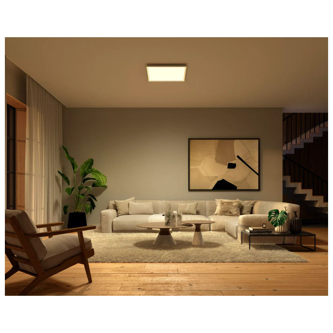 Philips Hue pannello LED Surimu quadrato, 60x60 cm, White and Color Ambiance, 4150 lm, Bluetooth Zigbee, compatibile Alexa Google HomeKIT_