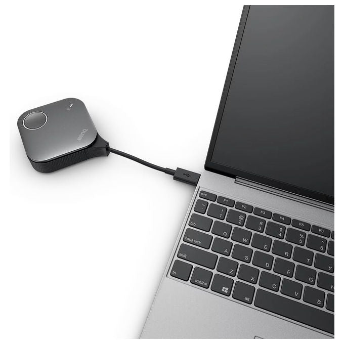 BenQ InstaShow VS25, sistema di presentazione wireless HDMI, 4K UHD, Wi-Fi 6, plug and play, nero