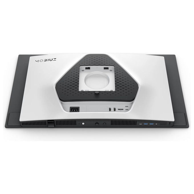 BenQ Mobiuz EX271UZ, monitor gaming OLED 26,5 pollici, 4K Ultra HD, 240 Hz, 0,03 ms, FreeSync Premium Pro, HDMI 2.1, USB-C 90W, nero, bianco