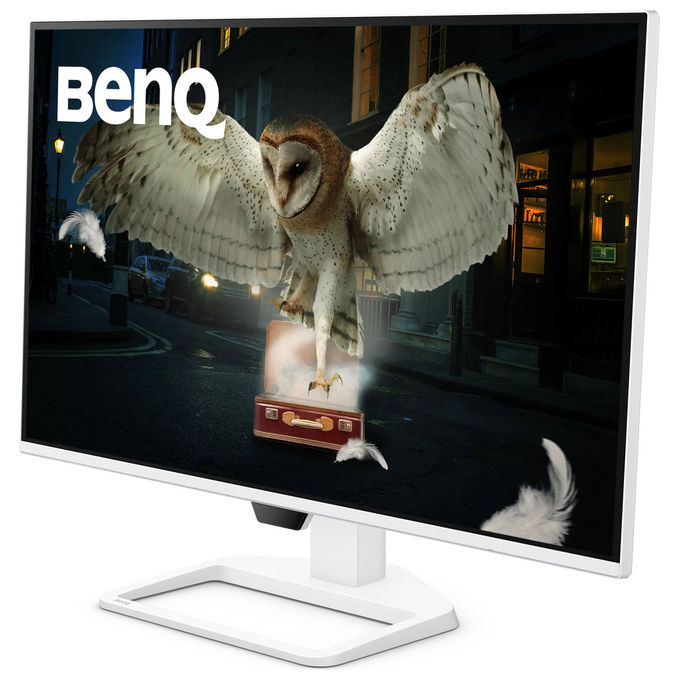 BenQ EW270Q monitor 27 pollici, 2K Ultra HD IPS, 200 Hz, 1 ms, HDR, altoparlanti integrati, DisplayPort USB-C, bianco