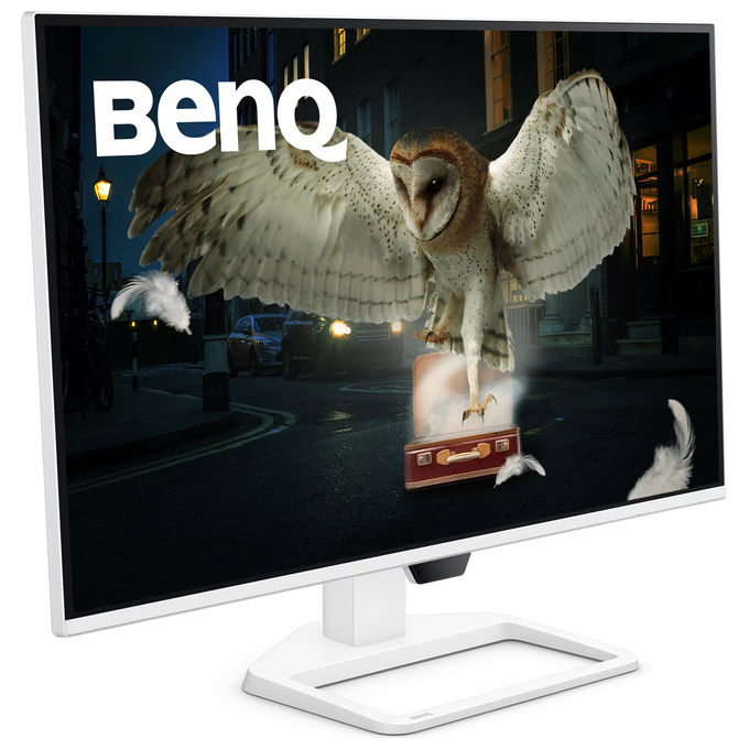 BenQ EW270Q monitor 27 pollici, 2K Ultra HD IPS, 200 Hz, 1 ms, HDR, altoparlanti integrati, DisplayPort USB-C, bianco