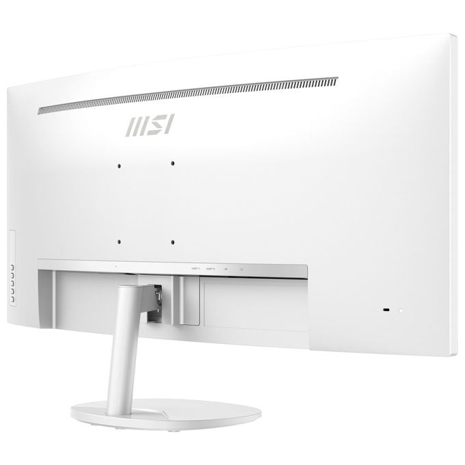 MSI monitor curvo 34 pollici, Pro MP341CQW E12, UltraWide Quad HD 3440x1440, VA 1500R, 120 Hz, altoparlanti integrati, bianco