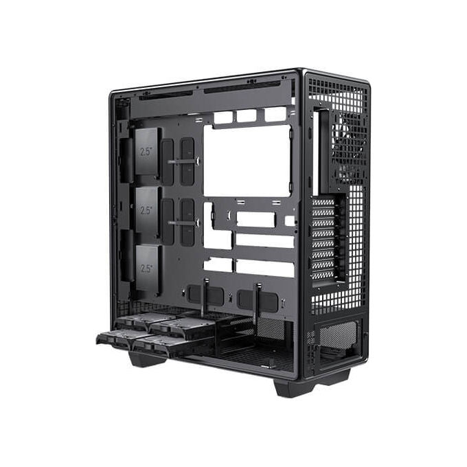 Antec 900 case full tower, vetro temperato, nero, ATX E-ATX SSI-EEB, 6 ventole PWM, filtro antipolvere, gaming workstation