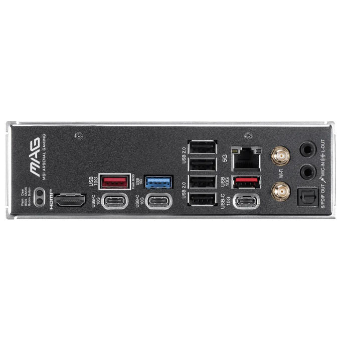 MSI scheda madre MAG B850 TOMAHAWK MAX WIFI II, ATX, socket AM5, chipset AMD B850, DDR5 256 GB, Wi-Fi 7, LAN 5G