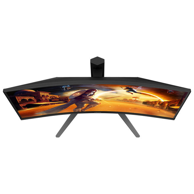 AOC monitor gaming curvo 27 pollici C27G4Z2, Full HD 1920x1080, 260 Hz, 1 ms, Fast VA, HDR10, Adaptive Sync, nero rosso
