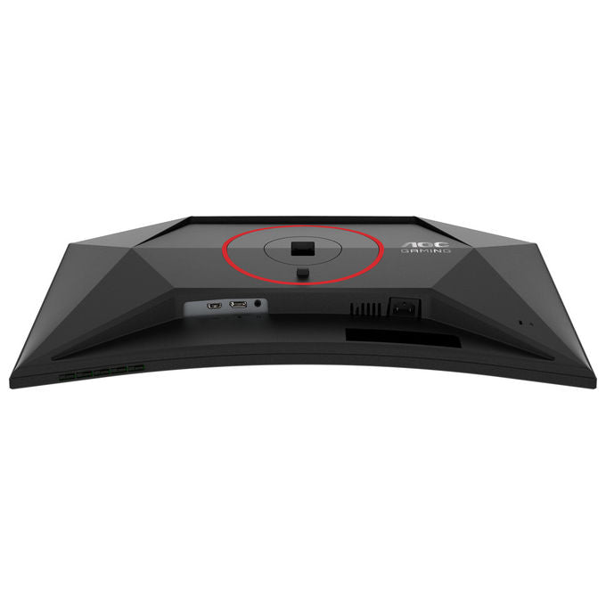 AOC monitor gaming curvo 27 pollici C27G4Z2, Full HD 1920x1080, 260 Hz, 1 ms, Fast VA, HDR10, Adaptive Sync, nero rosso