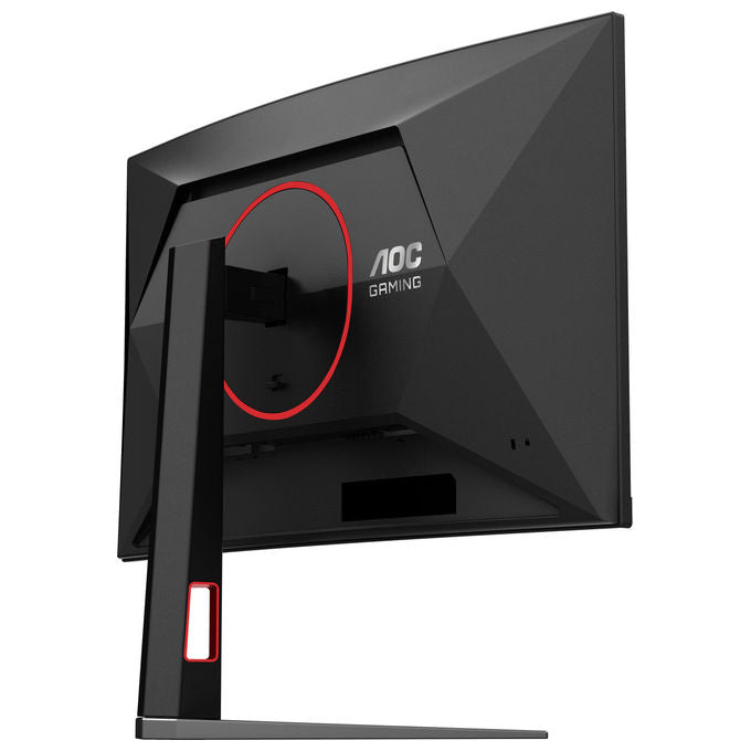 AOC monitor gaming curvo 27 pollici C27G4Z2, Full HD 1920x1080, 260 Hz, 1 ms, Fast VA, HDR10, Adaptive Sync, nero rosso