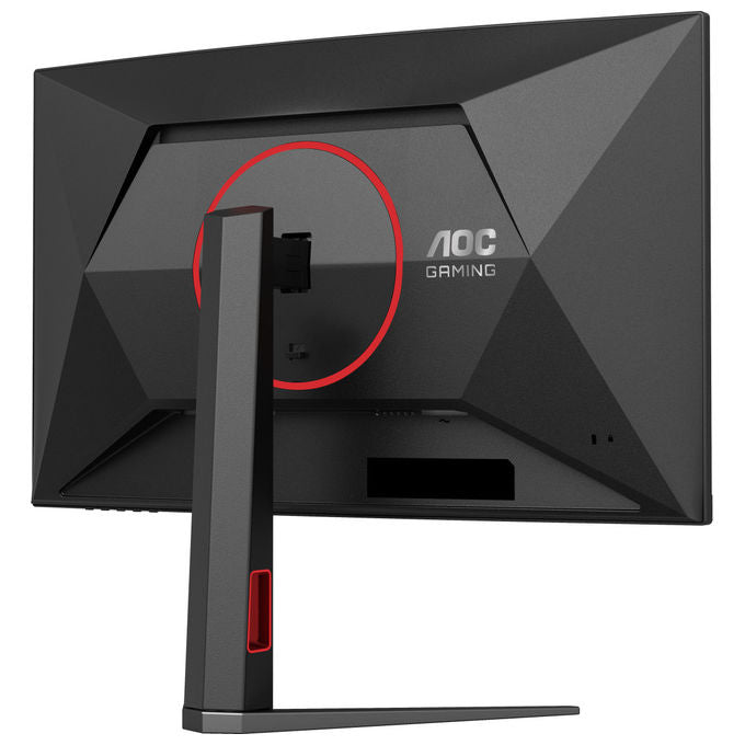 AOC monitor gaming curvo 27 pollici C27G4Z2, Full HD 1920x1080, 260 Hz, 1 ms, Fast VA, HDR10, Adaptive Sync, nero rosso