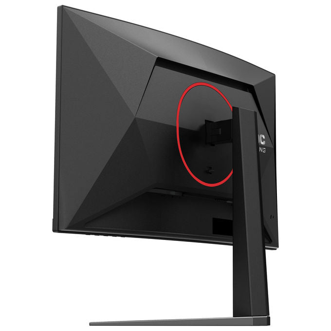 AOC monitor gaming curvo 27 pollici C27G4Z2, Full HD 1920x1080, 260 Hz, 1 ms, Fast VA, HDR10, Adaptive Sync, nero rosso