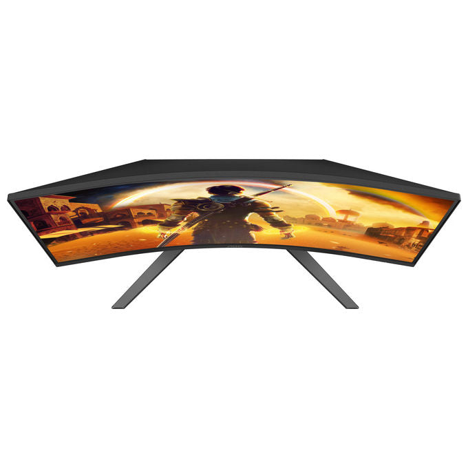 AOC C32G42ZE monitor curvo gaming 31.5'', Full HD, pannello VA, 260Hz, 0.3ms, Adaptive Sync, HDR10, nero rosso