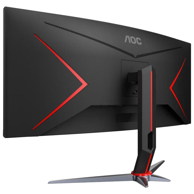 AOC monitor curvo 34 pollici CU34B3E, UltraWide QHD 3440x1440, pannello VA, 120Hz, 4ms, Adaptive Sync, HDR10, Nero