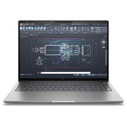 HP D49LWET ZBook 8 G1i Workstation mobile 16 pollici Intel Core Ultra 7 24 GB RAM SSD 1 TB NVIDIA RTX 500 Ada Windows 11 Pro colore Argento