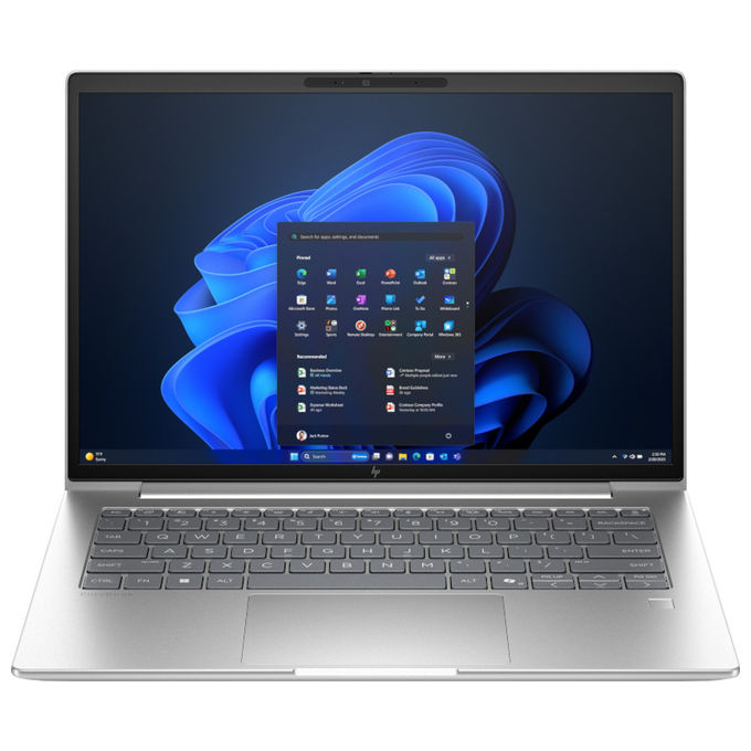 HP D76KCET EliteBook 6 G1i Notebook Intel Core Ultra 5 16GB 512GB SSD WUXGA Windows 11 Pro colore Argento
