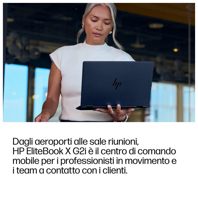 HP D87ZWAT Laptop EliteBook X G2i Intel Core Ultra X7 32GB RAM 1TB SSD 14 pollici OLED 3K colore Blu