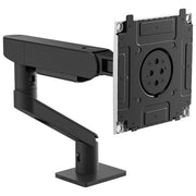 Dell braccio per monitor singolo HDA26, Pro Heavy Duty, da 43 a 52 pollici, portata 20 kg, gestione cavi, Nero, Bianco