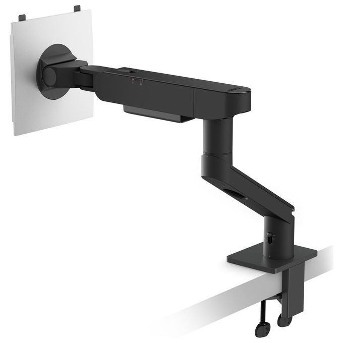 Dell braccio per monitor singolo HDA26, Pro Heavy Duty, da 43 a 52 pollici, portata 20 kg, gestione cavi, Nero, Bianco