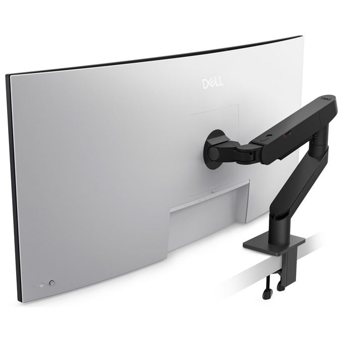 Dell braccio per monitor singolo HDA26, Pro Heavy Duty, da 43 a 52 pollici, portata 20 kg, gestione cavi, Nero, Bianco
