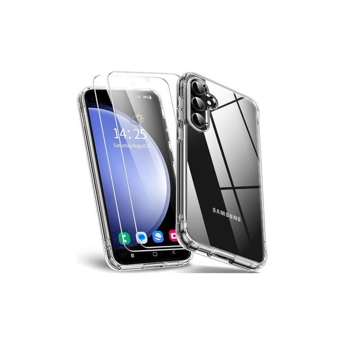 Samsung cover trasparente per Galaxy A56, Mobeen Clear Cover, custodia back cover, protezione da graffi e urti