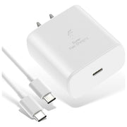 Samsung caricabatterie 45w super fast charger, USB Type-C, per Galaxy Book, senza cavo, bianco, GP-PTU022DYGWQ