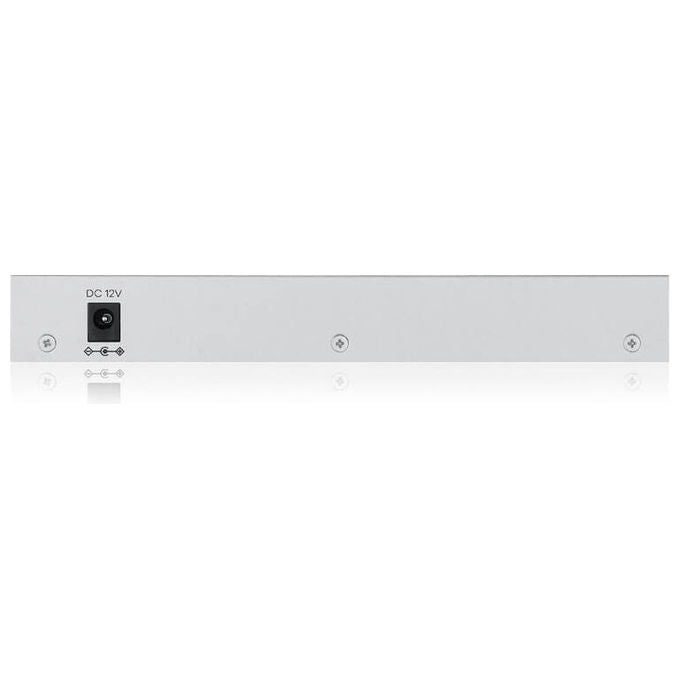 Zyxel switch gestito L2 GS1200-10V3, 8 porte Gigabit RJ-45, 2 slot SFP, desktop, senza ventole, VLAN, QoS