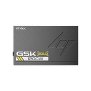 Antec GSK1200 EC, alimentatore ATX 3.1, 1200W, 80 Plus Gold, totalmente modulare, ventola 14 cm