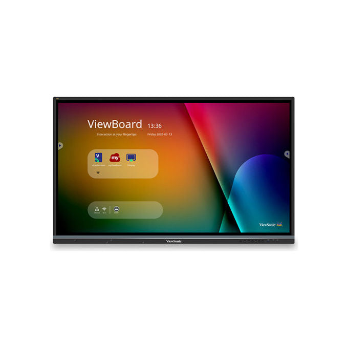 Viewsonic monitor touch 75 pollici, 40 punti di contatto, 8GB RAM, 128GB, 450 nit, Android 14 EDLA, WiFi, HDMI, VGA