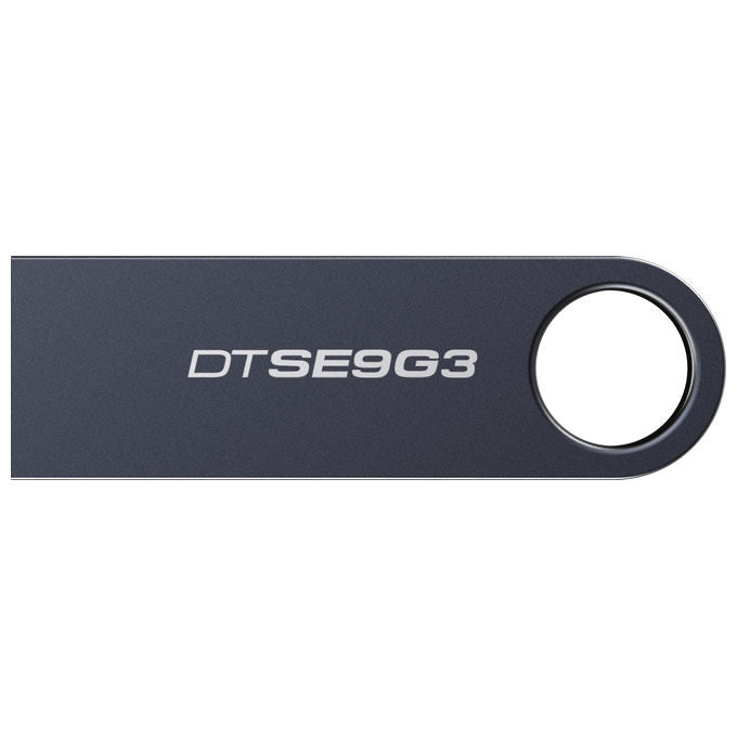 Kingston chiavetta usb 512 GB, DataTraveler SE9 G3, USB-A 3.2 Gen 1, 220 MB-s lettura, 100 MB-s scrittura, metallo, nero