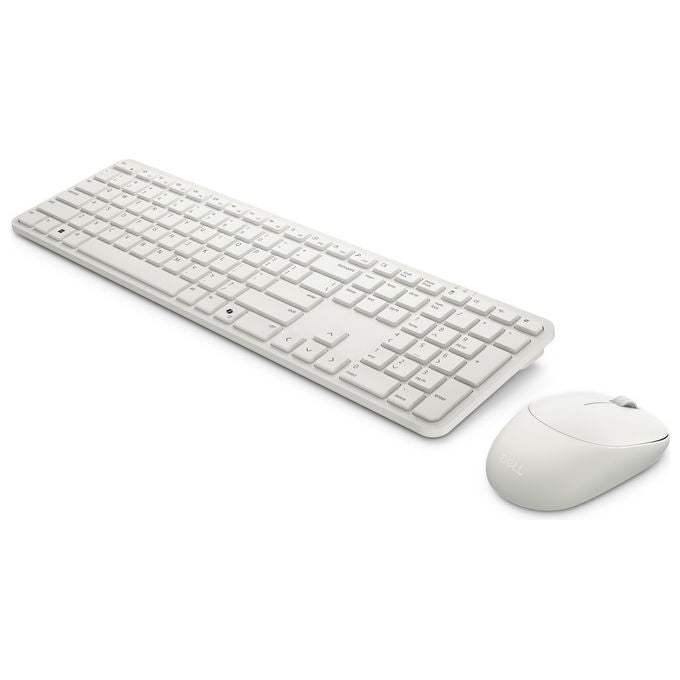 Dell kit tastiera e mouse wireless KM526, QWERTY italiano, full-size, RF 2.4 GHz, mouse ottico 6000 DPI, bianco