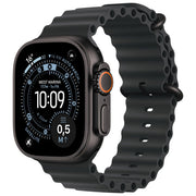 Apple Watch Ultra 3, smartwatch GPS + Cellular, cassa 49mm titanio nero, band Ocean nero, display OLED 3000 nit, autonomia 72h, impermeabile 100m