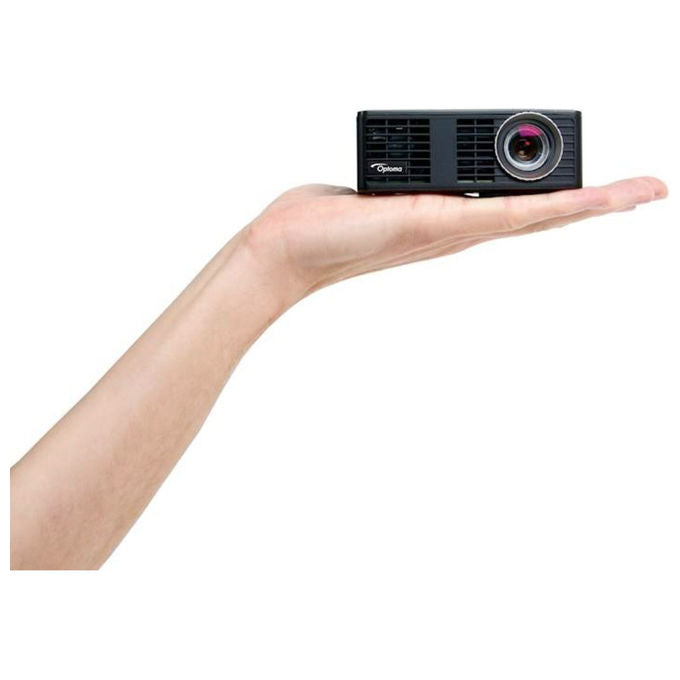 Optoma ML750i proiettore LED portatile, DLP, WXGA 1200x800, 450 lumen, 20000h, compatibile 3D, altoparlante, lettore microSD, nero