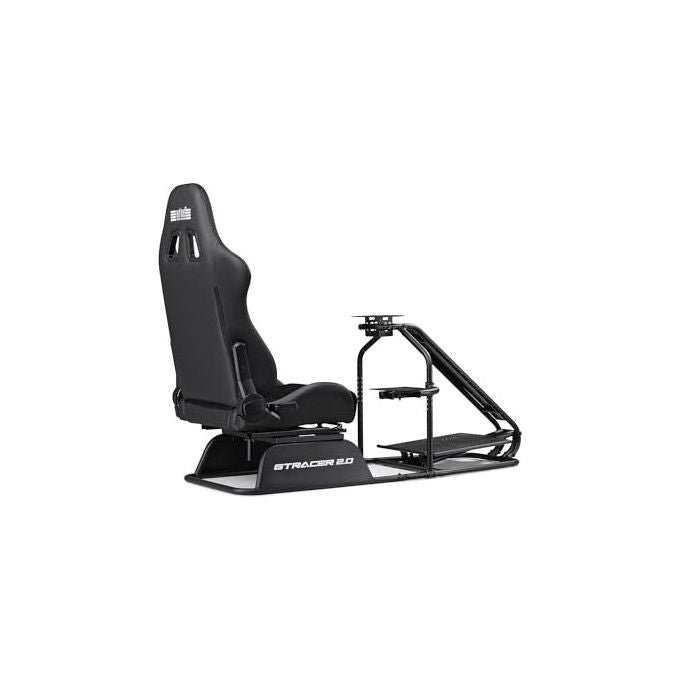 Next Level Racing GTRacer 2.0 cockpit simulatore, sedile GT reclinabile, supporto direct drive 13 Nm, acciaio tubolare, nero