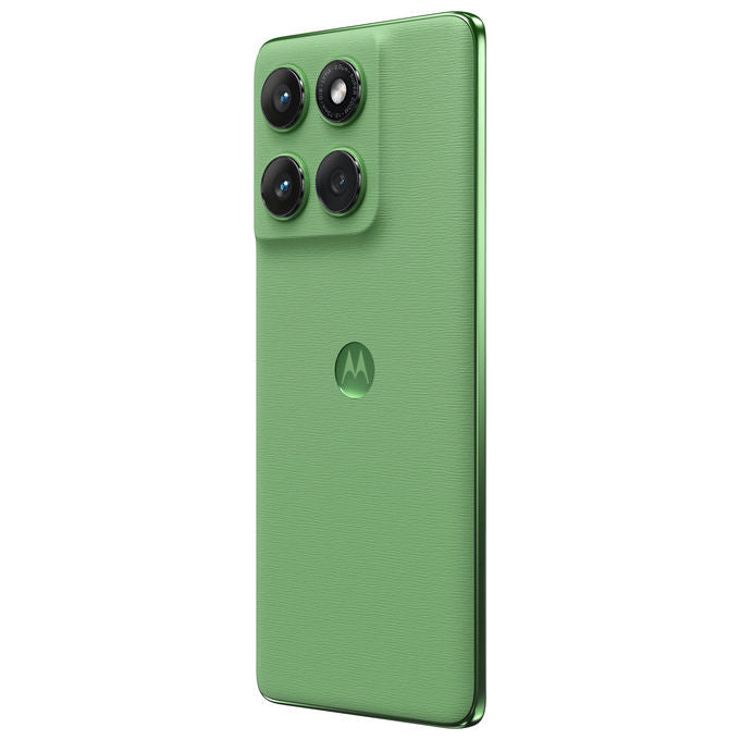 Motorola edge 60 smartphone, 8 GB RAM, 512 GB, display 6.67'' pOLED 120 Hz, 5G, tripla cam 50 MP, batteria 5200 mAh, IP68, verde