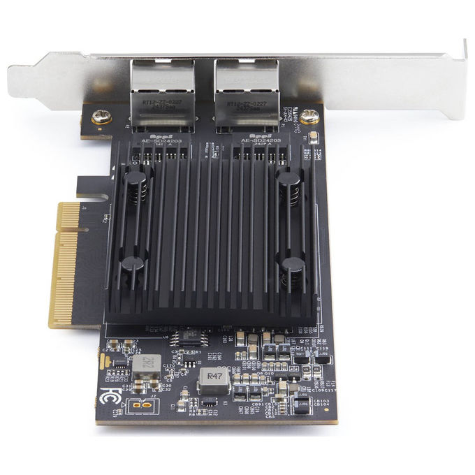 StarTech.com scheda di rete PCIe 10Gb a 2 porte, chipset Broadcom BCM57416, RJ45 10GBase-T, PR210B-NETWORK-CARD
