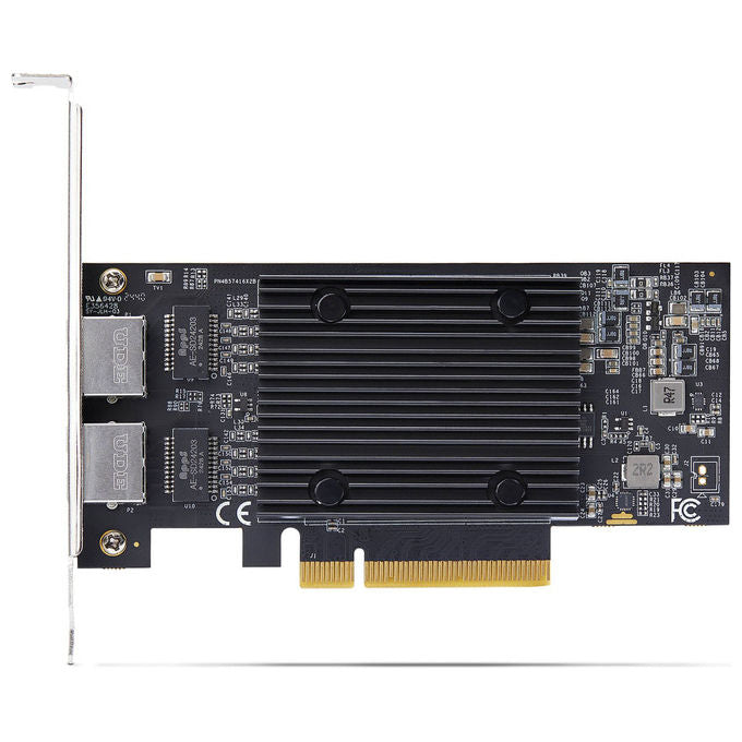 StarTech.com scheda di rete PCIe 10Gb a 2 porte, chipset Broadcom BCM57416, RJ45 10GBase-T, PR210B-NETWORK-CARD