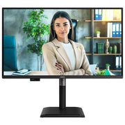 AOC monitor 27 pollici QHD, Q27P4C, IPS 120Hz, USB-C Power Delivery 96W, docking integrato, Anti-Luce Blu, nero