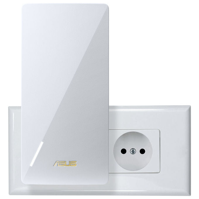 ASUS ripetitore Wi-Fi 7 RP-BE58, dual-band 2.4 GHz-5 GHz, extender mesh AiMesh, 2882 Mbit-s, 1 porta LAN, Bianco