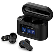 Philips TAT6000BK auricolari true wireless, custodia smart touchscreen, ANC ibrido, 4 microfoni, 28 ore, Bluetooth 5.4, IPX5, nero