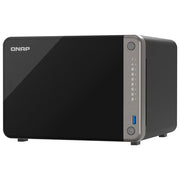 QNAP TS-AI642-8G NAS tower 6 bay, NPU AI 6 TOPS, processore ARM octa-core, 8 GB RAM, 2.5GbE, PCIe Gen3, sorveglianza video