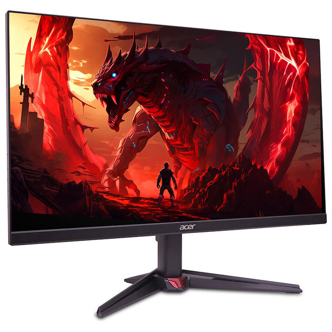 ACER Nitro VG270KV4BMIIPX monitor gaming 27 pollici, 4K Ultra HD IPS, 160Hz, 0,5ms, FreeSync Premium, ZeroFrame, nero