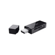 HP lettore di schede universale USB, modello X3D03B, compatto e portatile, nero, compatibile con diverse schede di memoria