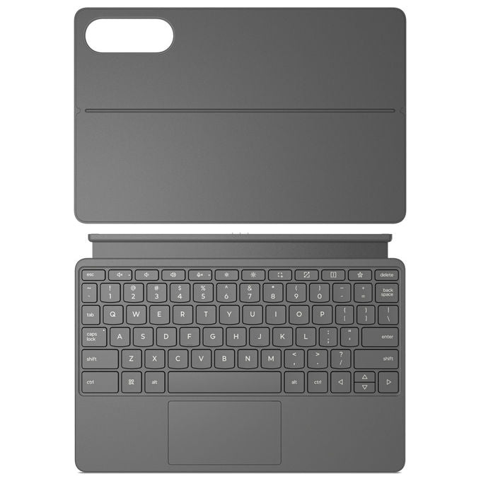 Lenovo tastiera con cover per Yoga Tab, KB Pack LG UK-IT, connessione docking pin pogo, grigio, tasti multimediali, 257,1 mm