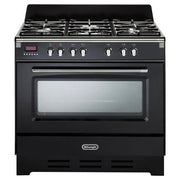 De'Longhi DL965FGXB Cucina a Gas 5 Fuochi Forno Gas Ventilato 59 L Classe A (86x90x60 cm) colore Inox