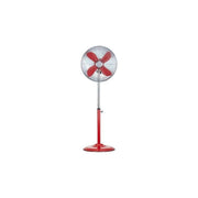 Akai ventilatore a piantana VP40CR, 40 cm, oscillante, 3 velocita' regolabili, rosso