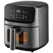Nordmende friggitrice ad aria 5 litri, 1500 watt, timer, nero e inox, ND-AIRFRYER50