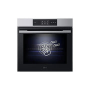 LG forno da incasso elettrico ventilato, 76 litri, multifunzione grill, classe A++, Wi-Fi, 60 cm, acciaio inossidabile nero, WS9D7651WS