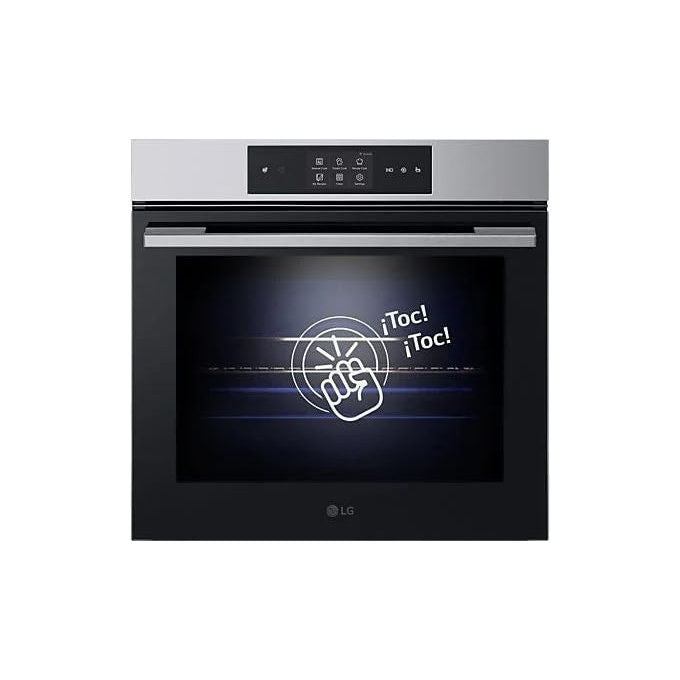 LG forno da incasso elettrico ventilato, 76 litri, multifunzione grill, classe A++, Wi-Fi, 60 cm, acciaio inossidabile nero, WS9D7651WS