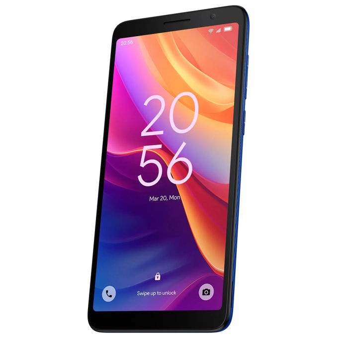 TCL 501 smartphone, 2GB RAM, 64GB, display 6 pollici, 4G, Dual SIM, Android 14, batteria 3000mAh, Prime Black, garanzia Italia