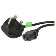 StarTech.com cavo di alimentazione BS 1363 a C13, PXT101UK, 1,8 m, nero, 10A 250V, SVT, certificato CE RoHS