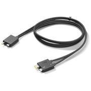 Lenovo cavo split Thunderbolt 4, ThinkPad WorkStation Dock, 40 Gbit-s, 0,7 m, USB-C e Slim Tip, nero, 4X91K16970